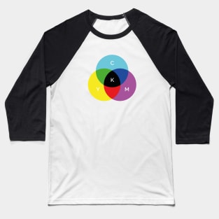 CMYK colors Baseball T-Shirt